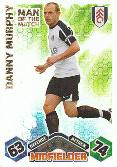 Danny Murphy Fulham 2009/10 Topps Match Attax Man of the Match #388